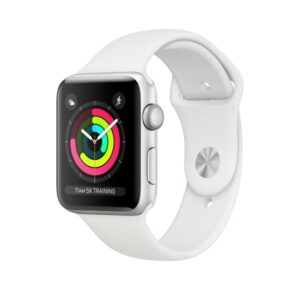 Apple Watch Series 3 Montre connectée Argent OLED GPS MTF22ZD/A