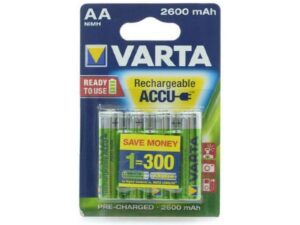 Varta Batteries NiMH Mignon AA 2600mAh Blister (Pack of 4) 05716 101 404