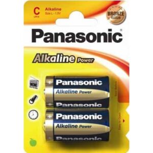 Batteria alcalina Panasonic Baby C LR14 1,5 V Power Bl. (confezione da 2) LR14APB/2BP