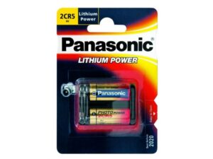 Panasonic Photo Lithium Battery 2CR5 3V Blister Pack (1-Pack) 2CR-5L/1BP