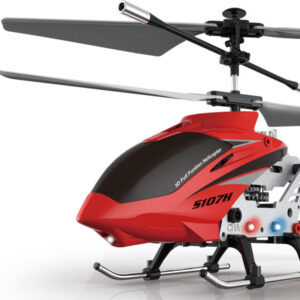 Hélicoptère RC SYMA S107H fonction planeur + Gyro infrarouge 3 voies -Rouge