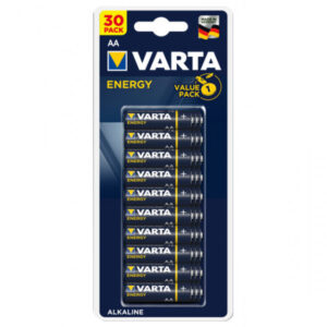 Varta Piles Alcaline Mignon AA Energy Blister (Pack de 30) 04106 229 630