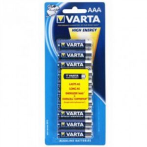 Batterie Varta Alkaline Micro AAA LR03 1.5V Blister (10-Pack) 04903 121 461
