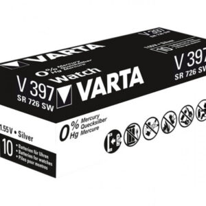 Varta Batterie Silver Oxide Knopfzelle 397 Retail (10-Pack) 00397 101 111