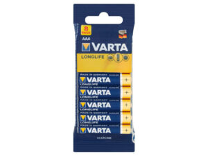 Pile alcaline Varta micro AAA longue durée (8-Pack) 04103 101 328