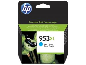 HP 953 XL Cartouche d´impression Cyan 1.600 Pages F6U16AE#BGX