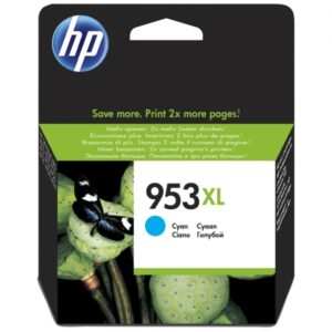 HP 953 XL Cartouche d´impression Cyan 1.600 Pages F6U16AE#BGX