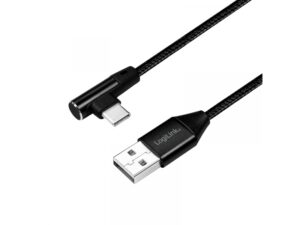 Connecteur LogiLink USB 2.0 vers USB-C (90° incliné) 0