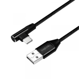 Connecteur LogiLink USB 2.0 vers USB-C (90° incliné) 0