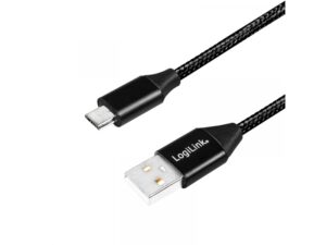 Câble LogiLink USB 2.0 vers connecteur micro-USB 1