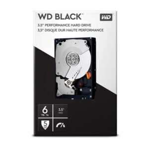 WD Black Desktop HDD 6TB Retail internal 8