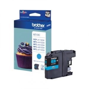 Brother Tinte cyan LC123C | Brother - LC123C