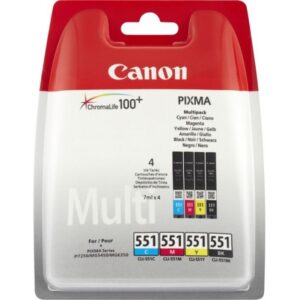 Canon Patrone CLI-551 Photo Value Pack 4er-Pack 6508B005