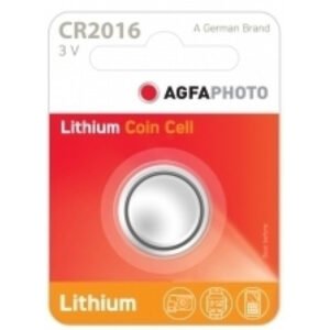 AGFAPHOTO Batterie Lithium Knopfzelle CR2016 3V Blister (1-Pack) 150-803418