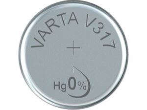 Varta Batterie Argent Oxyde Bouton . 317 1.55V Retail (10-Pack) 00317 101 111