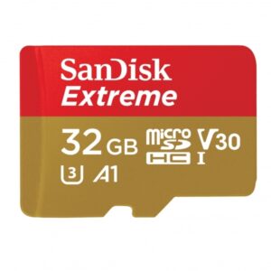 32 GB MicroSDHC SANDISK Extreme R100/W60 C10 U3 V30 A1 - SDSQXAF-032G-GN6AA