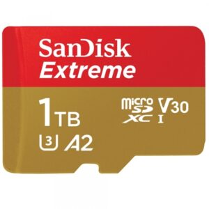 SANDISK MicroSDXC Extreme 1TB R160/W90 Cl.10 U3 V30 A2 SDSQXA1-1T00-GN6MA