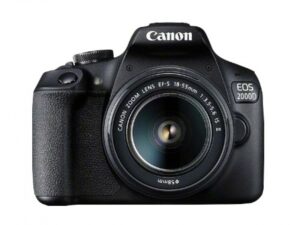Kit Canon EOS 2000D + EF-S 18-55 IS II - Fotocamera SLR - Shoppydeals.com