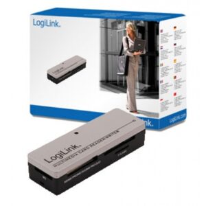 LogiLink Lecteur de carte USB 2.0 externe Mini Tout en un CR0010