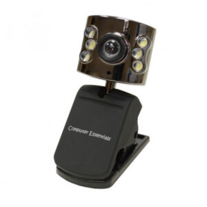 Computer Essentials Webcam avec LED/vision nocturne avec clip
