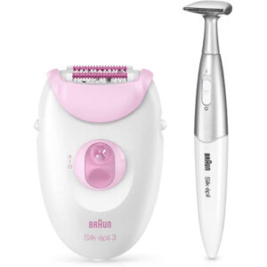 Braun Silk-Epil 3 3?321 Epilator with massage rollers and comb