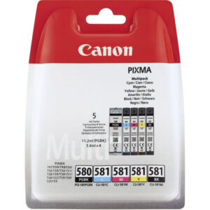 Canon Encre à pigments Noir Cyan Magenta Jaune Pixma TS6150 - TS6151 - TS8150 - TS8151 - TS9150 - TS