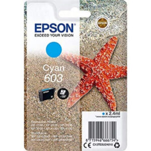 Epson TIN 603 - Cyan - Original - ink cartridge C13T03U24010