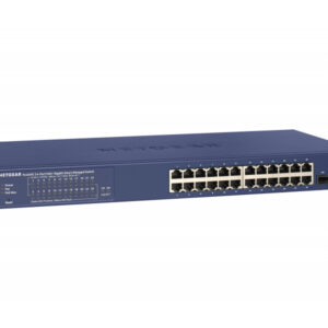 Netgear Smart Switch PoE+ 24 ports Gigabit Ethernet avec 2 ports SFP (190 W) - GS724TP-200EUS