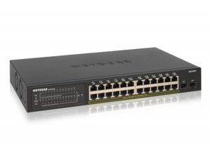 Netgear Smart switches Web manageables Pro PoE+ 24 ports Gigabit Ethernet avec 2 ports SFP 180 W