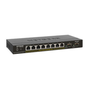 Netgear Smart Switches Web Manageables PoE+ 8 ports Gigabit Ethernet avec 2 SFP dédiés Ports (55 W)