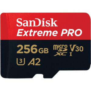 SanDisk MicroSDXC 256GB Extreme PRO R170/W90 C10 U3 V30 SDSQXCZ-256G-GN6MA