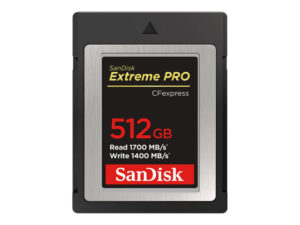 SanDisk CF Express Extreme PRO 512GB  R1700MB/W1400MB SDCFE-512G-GN4NN