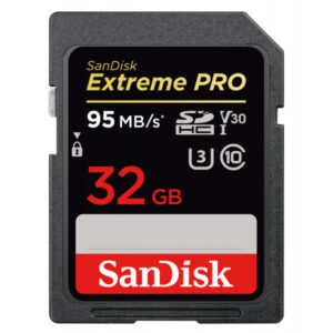 SanDisk SDHC CARD 32GB Extreme Pro 95MB/s V30 UHS-I U3 SDSDXXG-032G-GN4IN
