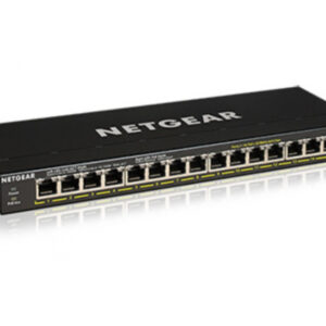 Netgear PoE+ Switch non manageable Gigabit Ethernet 16 ports avec FlexPoE (183 W) GS316PP-100EUS