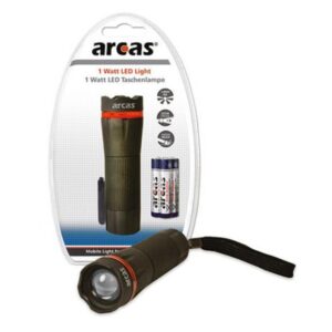 ARCAS 1 Watt LED Taschenlampe mit Zoom (1 St.)