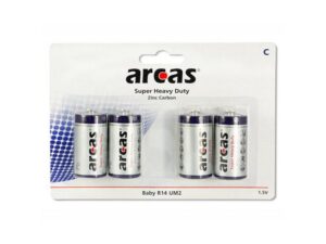 Batterie ARCAS Super Heavy Duty Baby C LR14 (4 St.)