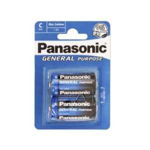 Panasonic Pack de 2 piles General Purpose Baby C LR14