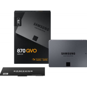 Samsung HD SSD 870 QVO Basic 2TO   2.5 Sata MZ-77Q2T0BW