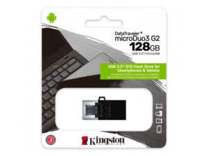 Kingston DataTraveler microDuo G2 128GB USB FlashDrive 3.0  DTDUO3G2/128GB
