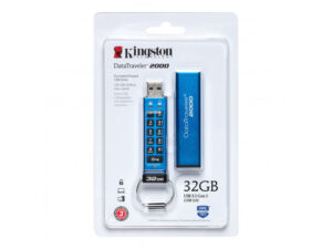 Kingston DataTraveler 2000 32GB USB FlashDrive 3.0 Secure  DT2000/32GB