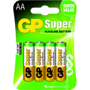 Battery GP SUPER LR06 Mignon AA (4 Pcs) 030.15AC4