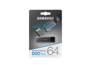 Samsung Clé USB 3.1 + USB-C DUO Plus 64GB  MUF-64DB