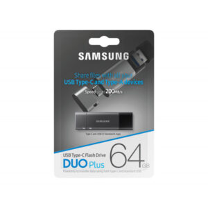 Samsung Clé USB 3.1 + USB-C DUO Plus 64GB  MUF-64DB