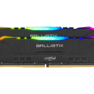 Crucial Ballistix RGB 64GB Black DDR4-3200 CL16 Dual-Kit BL2K32G32C16U4BL