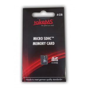 takeMS MicroSDHC Memory Card 4GB Retail