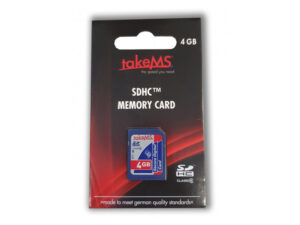 takeMS SDHC Memory Card 4GB CL6 Retail