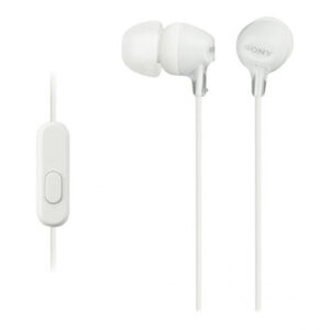 Sony Ecouteurs intra auriculaires filaires avec microphone - Blanc - MDREX15APW.CE7