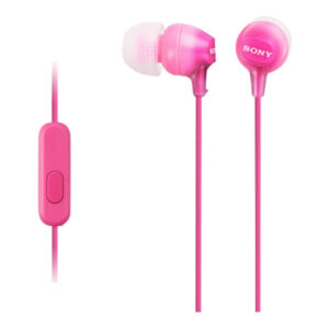 Sony Ecouteurs intra auriculaires filaires avec microphone - Rose - MDREX15APPI.CE7