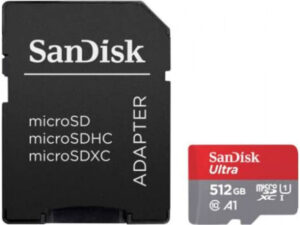 SanDisk carte mémoire MicroSDXC Ultra 512GB SDSQUA4-512G-GN6MA