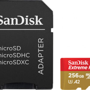 SanDisk carte mémoire MicroSDXC Extreme PLUS 256GB SDSQXBZ-256G-GN6MA